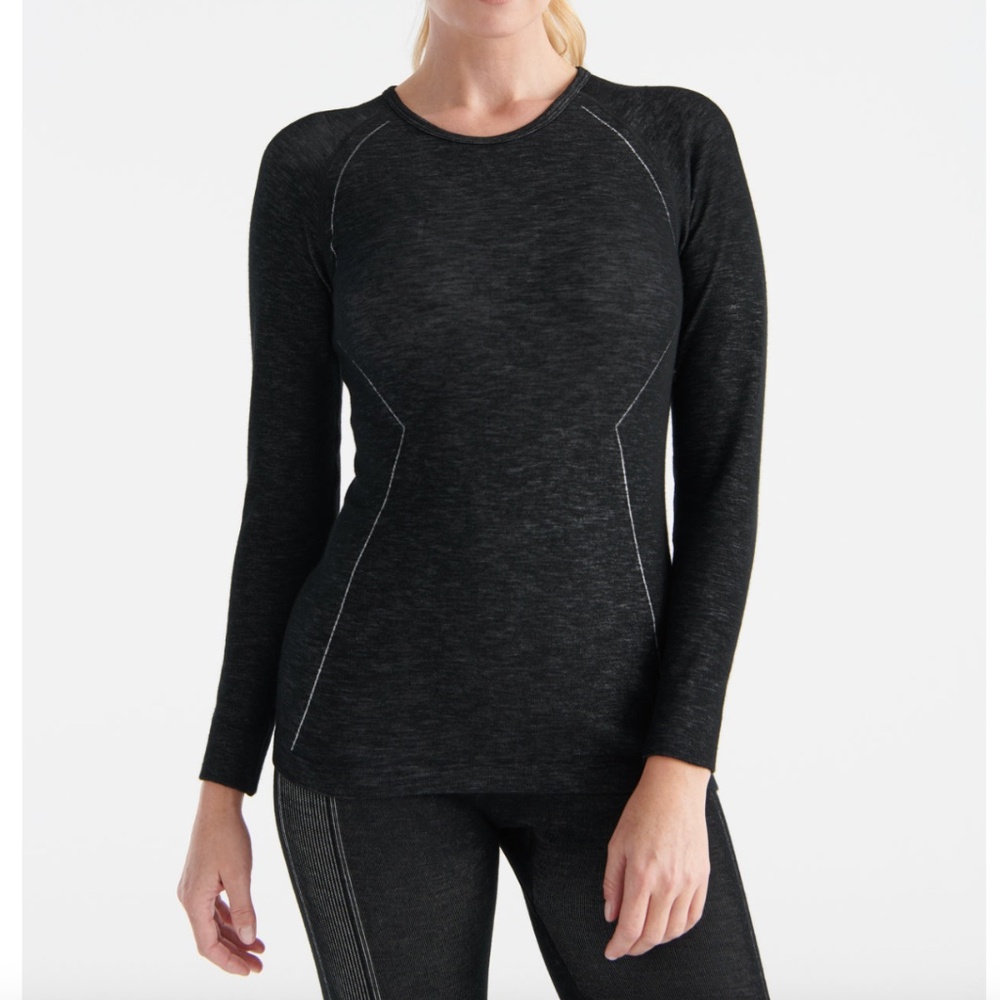 Knix Merino SculptWool® Seamless Top Black